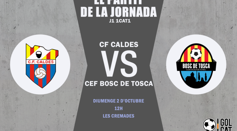 Caldes i Bosc de Tosca volen recordar el seu debut històric a Primera Catalana