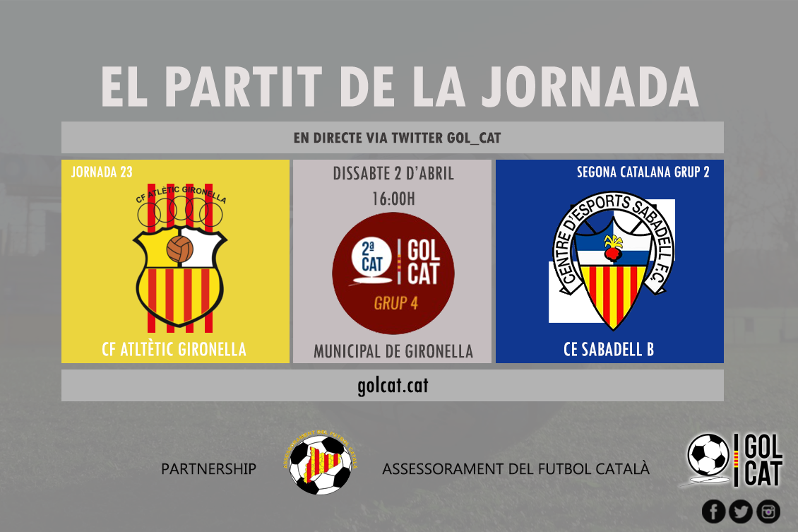 El Sabadell B el retorn a Primera Catalana al fortí de l'At.Gironella - GolCat