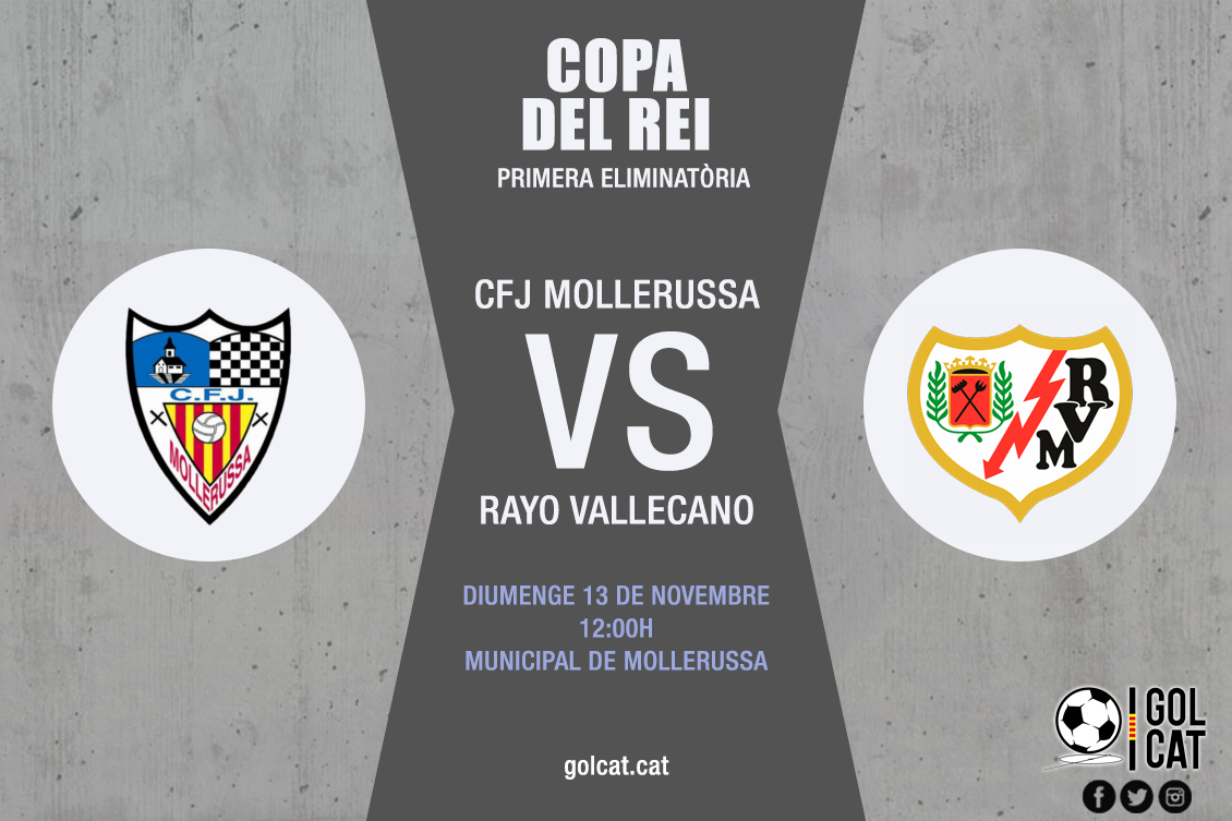 El Mollerussa, a gaudir i sorprendre el Rayo a la Copa del Rei